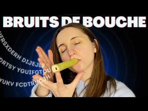 ASMR FR | BRUITS DE BOUCHE avec des BAMBOUS 👉 JAMAIS ENTENDU sur YOUTUBE 😵