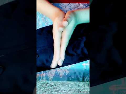 putting gloves on with magic #asmrlikeasandbox