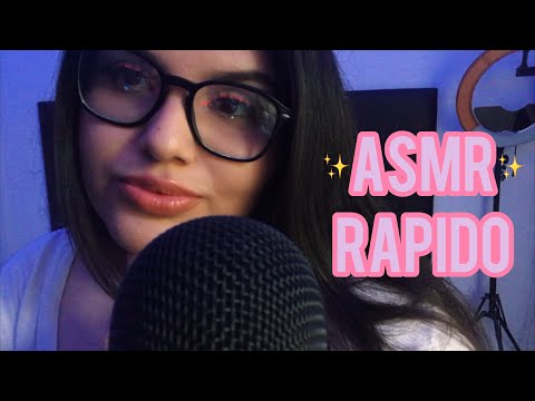 ASMR RÁPIDO ✨ TAPPING [MUCHOS TRIGGERS] ASMR EN ESPAÑOL 🌸