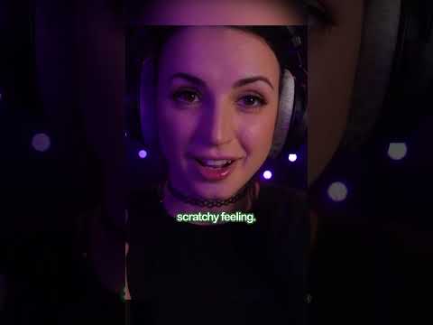 ASMR - Skin Tracing with Gemstone Brushes #shorts