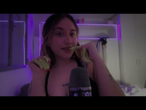 ASMR DE HALLOWEEN PARA DORMIRTE🔮 tapping, susurros y mouth sounds 