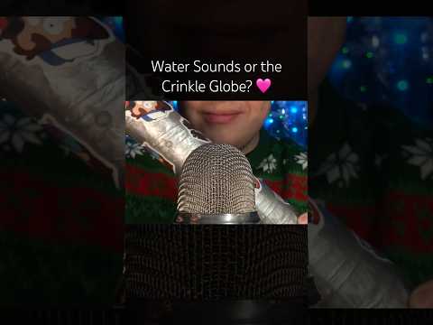Water or Crinkle Sounds?! 🩷 #asmr