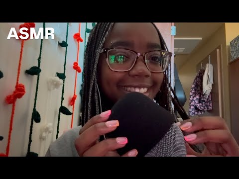 ASMR mic scratching (with and without cover)