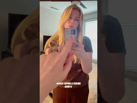 mirrored tingles🤎 #asmr #shorts