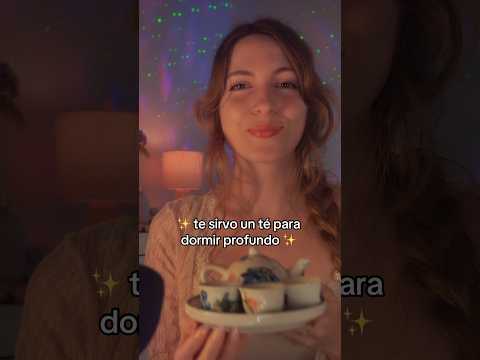 #ASMR Té relajante para dormir 🫖✨