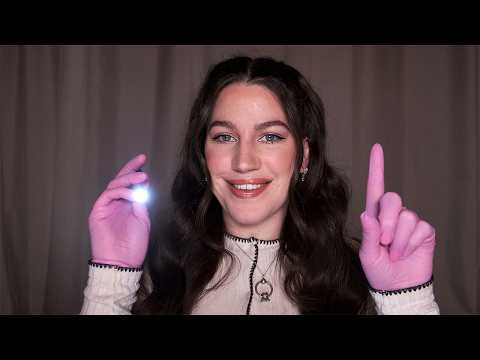 ASMR | Eye Exam 👁️ Soft Spoken, Light Test, Close Up Attention