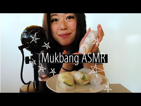 ASMR MUKBANG : Vietnamese Fresh Rolls