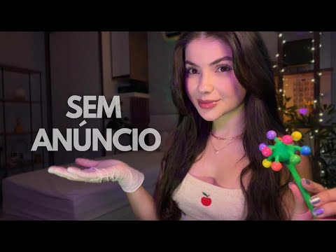 ASMR SEM ANÚNCIO no meio (para dormir sem interrupção)😴🚨