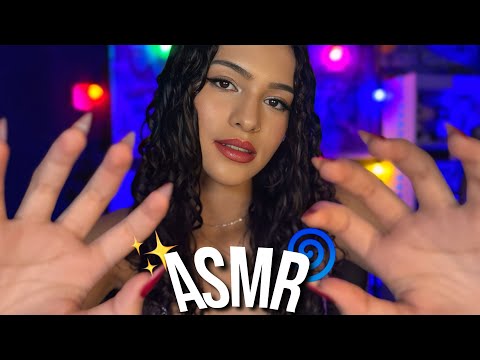 ASMR - REMOVENDO SUAS ENERGIAS NEGATIVAS 🌀 TOQUES NA TELA E PALAVRAS DE AFIRMAÇÃO