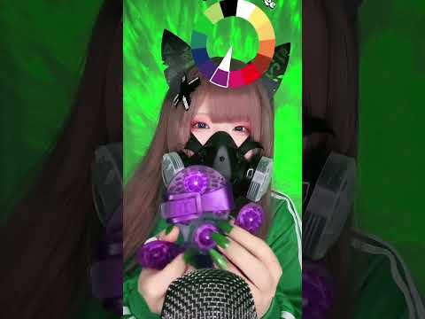 【asmr】紫色でasmr🍇 #shorts #asmr #四葉の抹茶