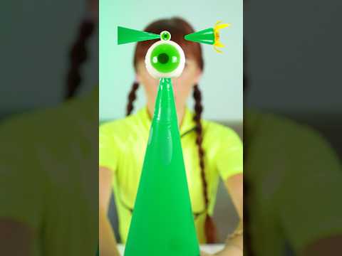 ASMR Giant Green Gummy Eyeball Jelly Gummy Candy  #mukbang