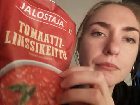 ASMR- Tracing on food items 🥫