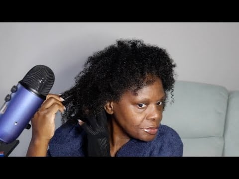 Conditioning Braiding  Blow Drying Hair Sounds ASMR White Noise For Calming