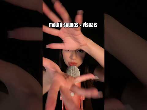 mouth sounds and visuals asmr #sleep #tingles #relax #handmovements