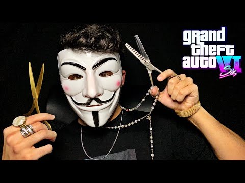 ASMR GTA VI - BARBER SHOP en VICE CITY💰-  Roleplay Español