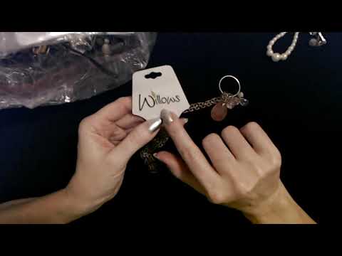 ASMR | Goodwill Jewelry Bag Show & Tell 2-10-2021 (Soft Spoken)