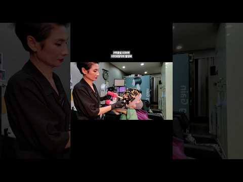 #미용실 ASMR 시각과 청각의 활성화 #히피펌 보글보글 풍성하게~Hair salon ASMR activation of sight and hearing #Hippy perm