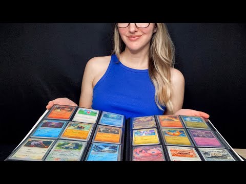 ASMR Pokémon Trading Cards 🔥🍃💧 (Soft Spoken ASMR)