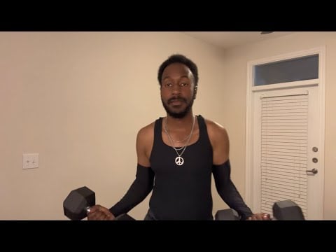 ASMR Workout Session + Rambling 💪🏾