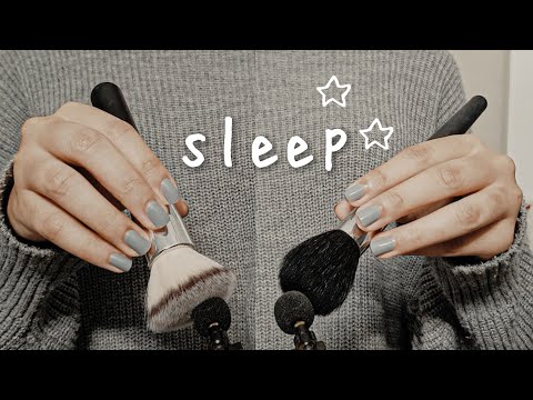 ASMR Brushing Tiny Mic For Sleep/Relaxation *Binaural* (No Talking)