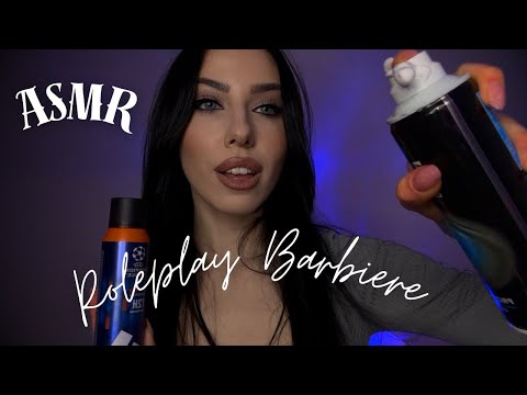 ASMR Roleplay Barbiere 👨🏻💈 Ti faccio la barba, la doccia e mi occupo di te.