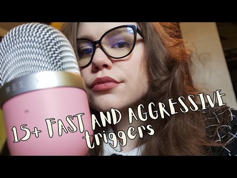 ASMR | 15+ Fast And Aggressive Triggers *LOFI* ✨🍒