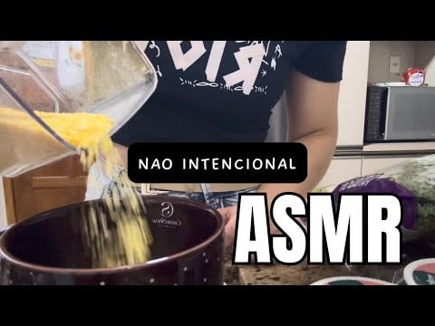 ASMR NÃO INTENCIONAL -  ROTINA CAÓTICA DE MANHÃ 