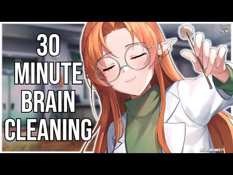 3DIO ASMR | 30 Minutes Brain Scrub Clinic 🏥| Twitch VOD