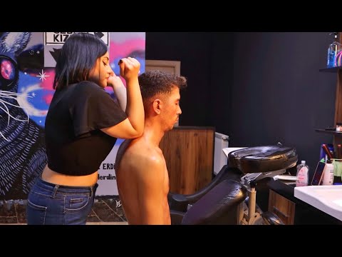 ASMR | Oben's affectionate massage is irresistible (Back, Head massage)