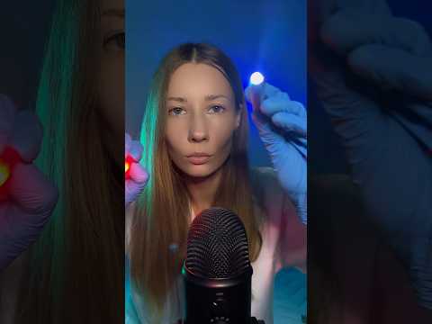 Gentle ASMR Eye Exam to help you sleep 😴 #asmr #asmrroleplay #lighttriggers