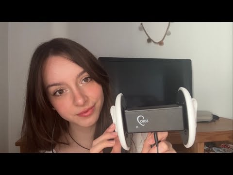 ASMR Testing the 3Dio .𖦹𓈒 ⊹ˑ ֗ ִ !!