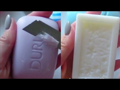Dry Soap carving ASMR\ relaxing sounds\ No talking. Satisfying ASMR video\ Cutting soap