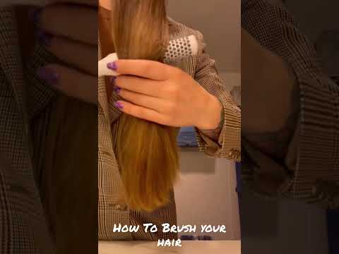 How To Brush Hair To Get Sleep 😴 Hair Brushing • ASMR • Sleep 💤