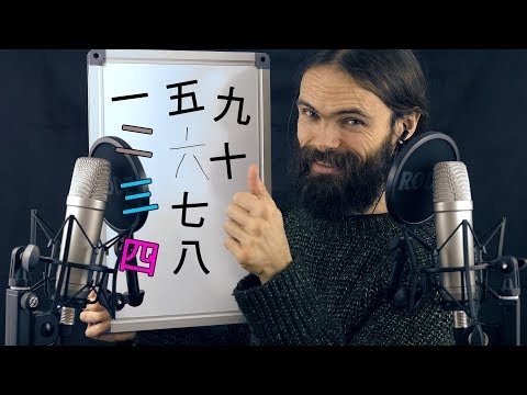 ASMR français - chuchotements - Apprendre à écrire et à lire de 1 à 10 en japonais