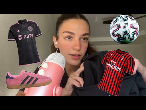 ASMR soccer store roleplay ⚽️ 👕 👟