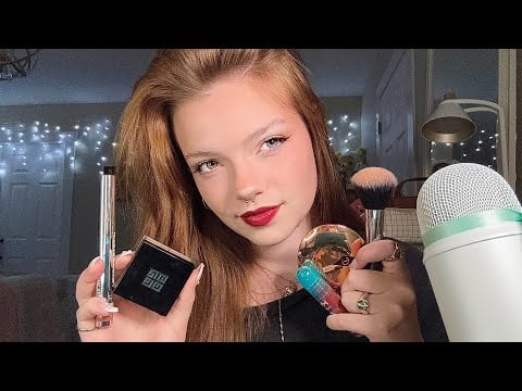 ASMR GRWM To Film 🎥 | Whisper Rambles, Makeup Triggers, Tapping + Jewelry Sounds 