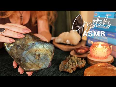 ASMR ✨ Deep Rest with Crystals ✨ Macro Study & Quiet Reading for Sleep
