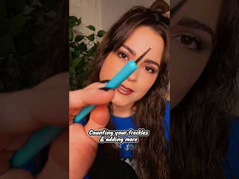 Counting your freckles & adding more #asmr #relax #tingles #satisfying