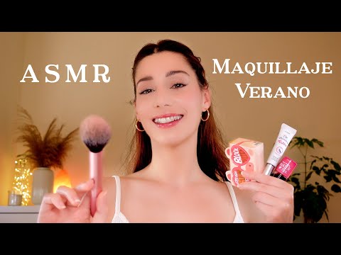 ASMR TE MAQUILLO para Picnic en el Lago 🍰🌞 Relajante con Sonidos Reales 🍉 Roleplay en Español