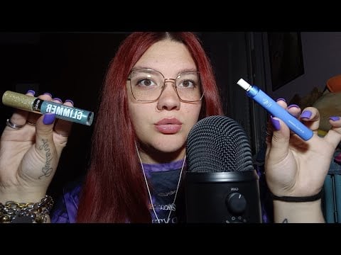 NEW LIPGLOSS GIFTED BY CARMELA (Chiacchiere e Smoking, Hand Movements, Mouth Sounds) 😴💜 | ASMR ITA