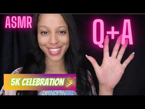 ASMR Q+A WHISPER RAMBLE | Get to know me 🥳 5,000 Subscriber Special 🥺 #asmr #whisperramble