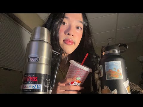 ASMR fast and aggressive tapping ⚡️ (tapping + scratching on bottles)
