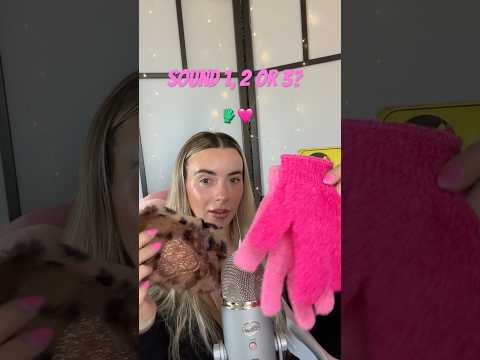 ASMR glove sounds on mic, which is your favourite? 🧤 #asmrmicsounds #asmrtriggerwords