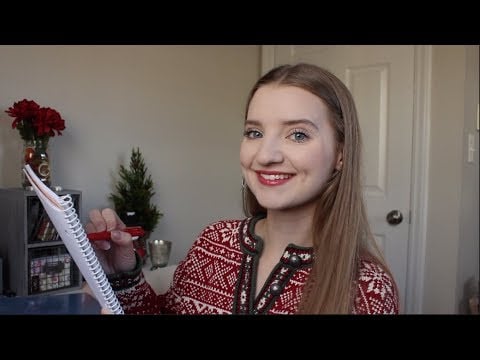 [ASMR] Soft Spoken Christmas Survey + Writing Sounds!
