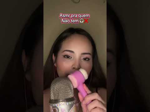 Asmr pra quem não tem fone