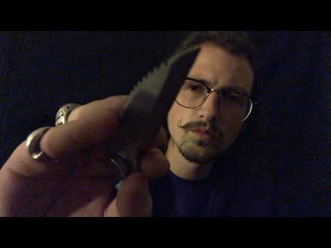 ASMR Chaotic Sharp or Dull Test {Different Lens Tapping + Metal Slicing}