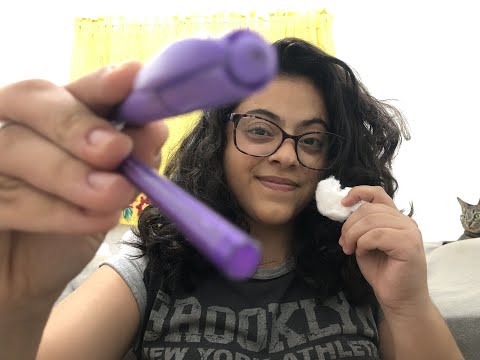 ASMR - Tapping e objetos na câmera + sussurros