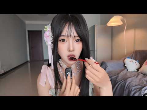 ASMR助眠｜咀嚼糯叽叽珍珠纯享💦口腔咀嚼声音 吃东西 剧情模拟 极致颅内触发音