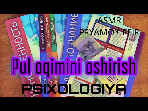 ASMR. Mak kartalar bilan ish. Jonli efir