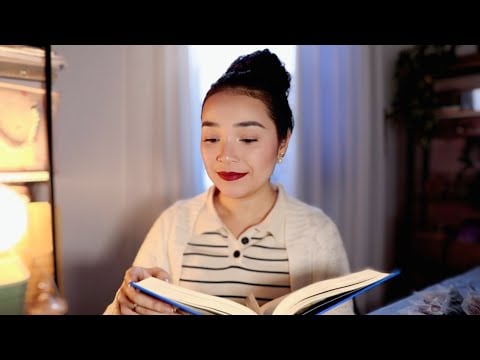 ASMR Lendo Conto de Fadas para Relaxar/Dormir 😴 Chapéuzinho Vermelho + Por quê o mar é salgado? (Ss)